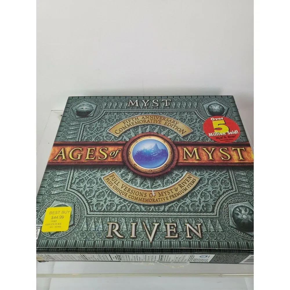 AGES of‎ Myst RIVEN 5th Anniv PC Game Commemorative Edition Big Box